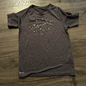 Boys Nike Charcoal Graphic Tee